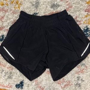 Black lulu lemon shorts size 2 length 4